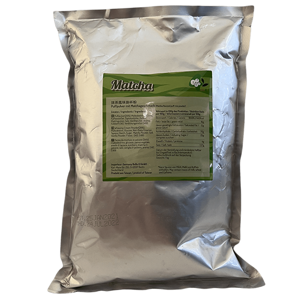 Puffpowder with Matcha Flavor – 12-Bag Case