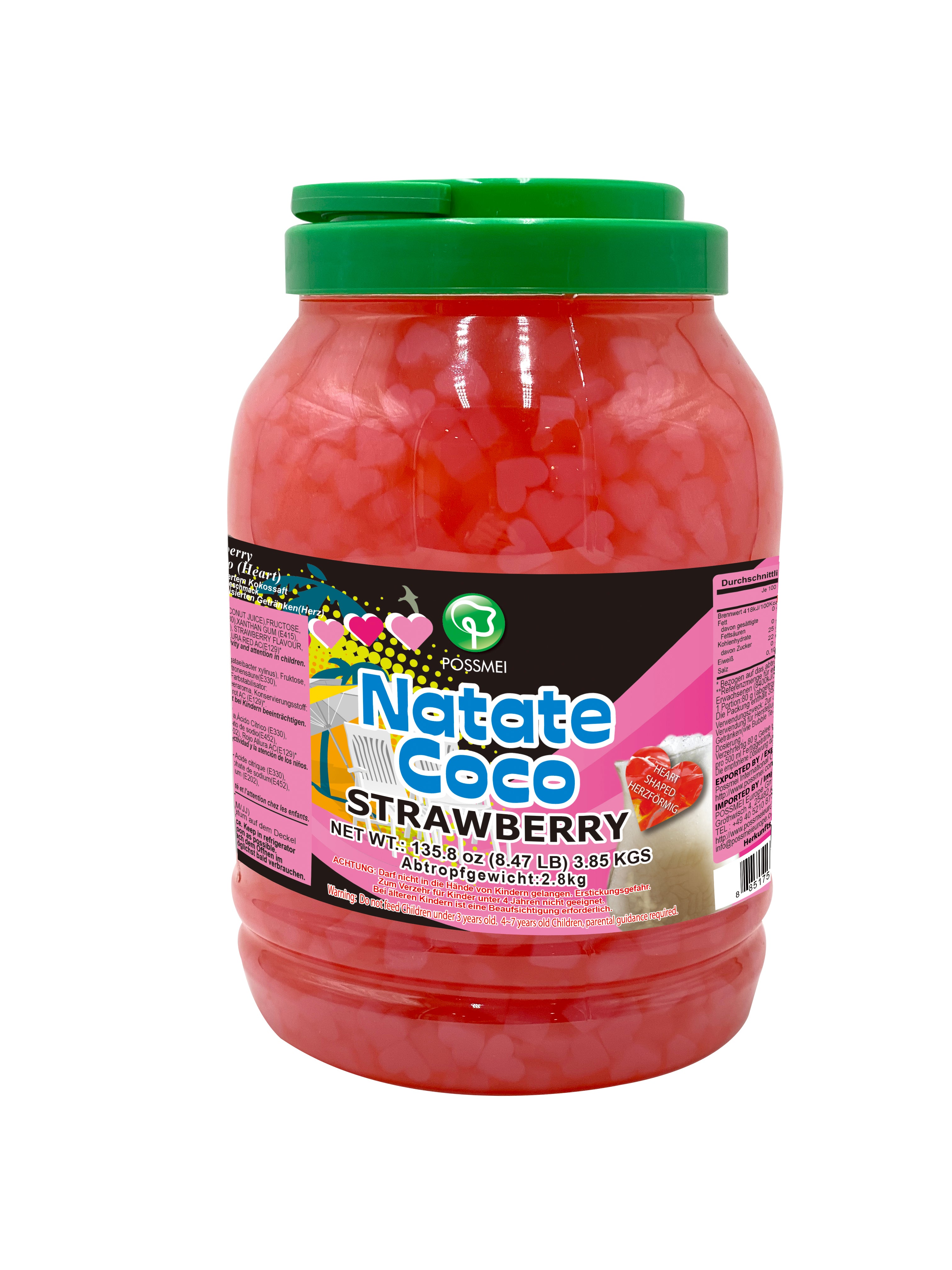P-STRAWBERRY NATATE COCO- HEART