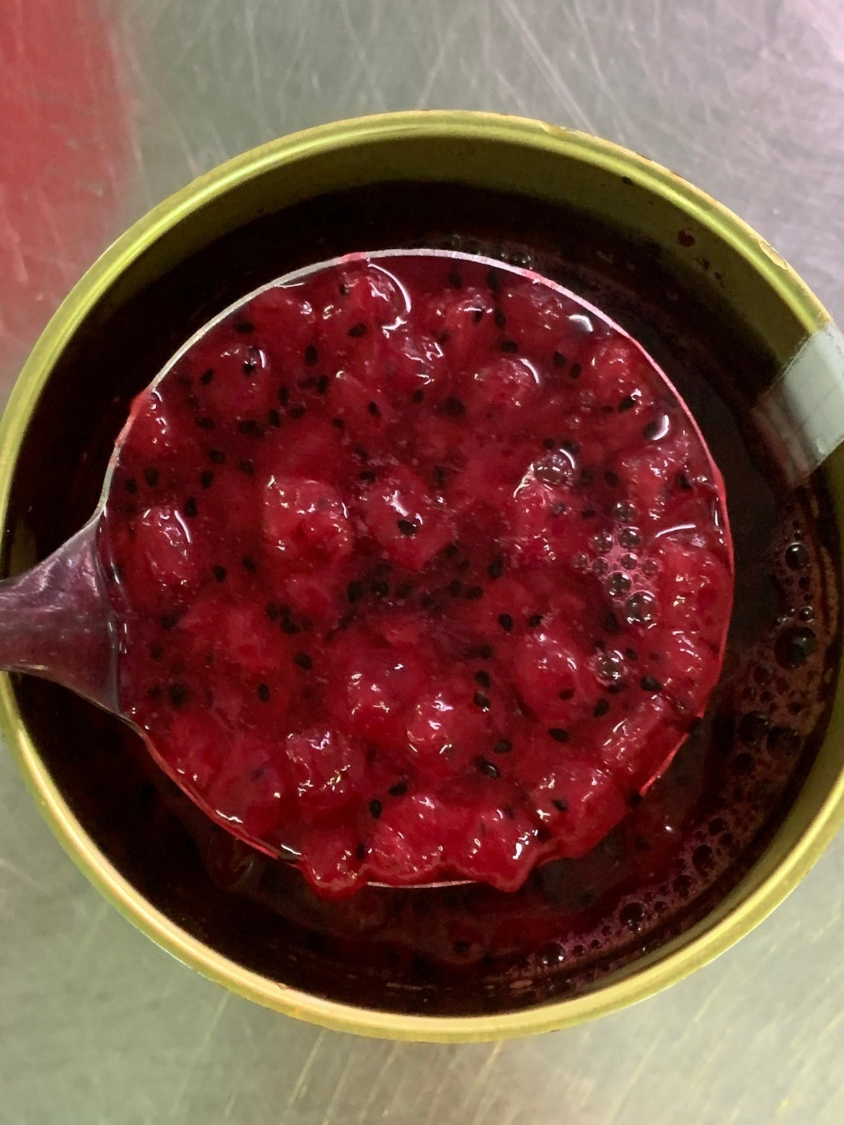 Diced Dragonfruit